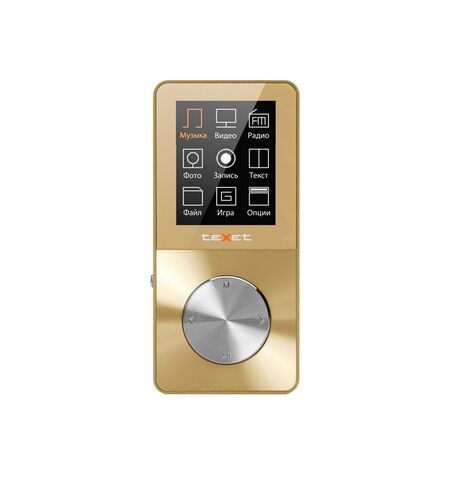 MP3 плеер TeXet T-60 8GB Gold