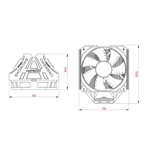 Кулер для процессора Zalman CNPS11X Performa+, 9-е