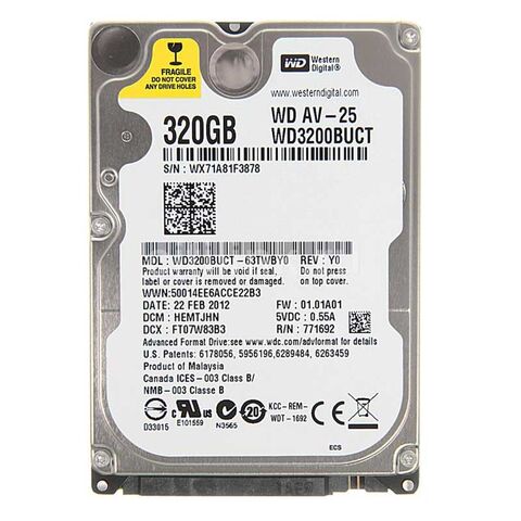 WD AV-25 320GB (WD3200BUCT)