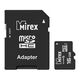 Карта памяти Mirex microSDHC 16GB Class 10 UHS-I U1 + SD Adapter (13613-ADSUHS16)