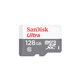 Карта памяти SanDisk Ultra microSDXC 128GB Class10 UHS-I U1 (SDSQUNR-128G-GN6MN)