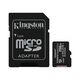 Карта памяти Kingston Canvas Select Plus microSDXC 256GB Class10 UHS-I U3 V30 A1 with SD Adapter (SDCS2/256GB)