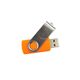 USB Flash Mirex SWIVEL RUBBER ORANGE 16GB (13600-FMURSO16), 2-е
