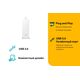 Сетевой адаптер USB 3.0 / Gigabit Ethernet TP-Link UE300, 5-е фото товара в интерент-магазине freenet.by Сетевой адаптер USB 3.0 / Gigabit Ethernet TP-Link UE300, 5-е