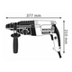 Перфоратор BOSCH GBH 2-26 DRE Professional (0 611 253 708), 3-е