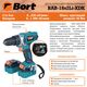 Дрель-шуруповерт Bort BAB-18x2Li-XDK, 10-е