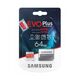 Карта памяти Samsung EVO Plus microSDXC 64GB Class 10 UHS-I U1 with SD Adapter (MB-MC64HA), 4-е фото товара в интерент-магазине freenet.by Карта памяти Samsung EVO Plus microSDXC 64GB Class 10 UHS-I U1 with SD Adapter (MB-MC64HA), 4-е