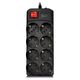 Сетевой фильтр SVEN SF-08-16 Black (8 розеток 1.8 м), 2-е